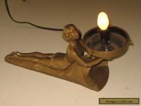 Art Deco Nude Female Lamp