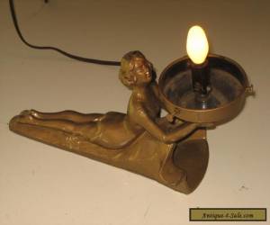 Item Art Deco Nude Female Lamp for Sale