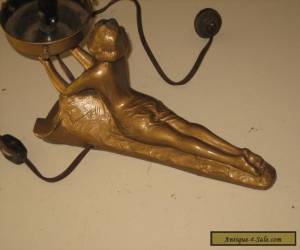 Item Art Deco Nude Female Lamp for Sale