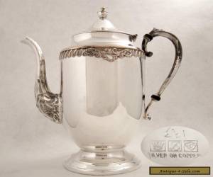 Item VINTAGE IMMACULATE SILVERPLATED SHERIDAN COFFEE POT SDN20 193 for Sale