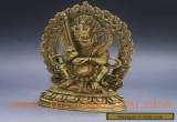 Vintage Tibet Brass Tibetan Buddhism Statue ---- Tibet Fortuna for Sale