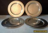 Set of 4 Oneida Silverplated Dessert Plates for Sale