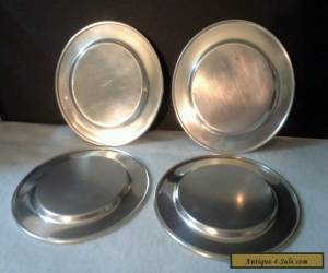 Item Set of 4 Oneida Silverplated Dessert Plates for Sale