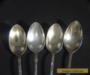 Item 4 Antique Sterling Demitasse SPOONS Colbert Arabesque etc for Sale