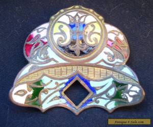 Item Antique Russian Gilt Silver & Enamel Belt Buckle A/F. for Sale