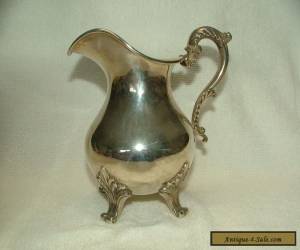 Item LARGE OVERSIZED ENGLISH STERLING SILVER MILK JUG BY ROBERT HENNEL 1844 for Sale