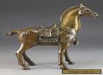 Chinese Brass Old Handwork Hammered Steed Superb Statue Lucky Collectable for Sale