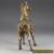 Chinese Brass Old Handwork Hammered Steed Superb Statue Lucky Collectable for Sale