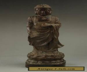 22cm Agalloch eaglewood wood Chinese antique carved bodhisattva statue Buddha VA for Sale