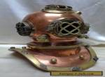 Antique Estate Found Copper & Brass Deep Sea Diver Decorative Helmet Piece for Sale