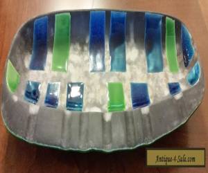 Signed RAYMOR Italian Art Pottery CUBIST Ashtray c. 1960 MARCELLO FANTONI (?)  for Sale