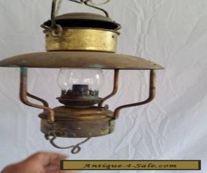 Item Antique Brass Ship,Yacht Rigging Light,Kerosene,Oil Lamp,Lantern for Sale