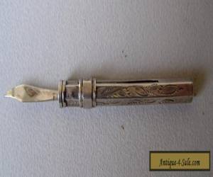 Item ANTIQUE SILVER PROPELLING TOOTHPICK French 1900 for Sale