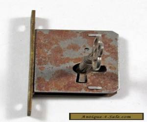 Item Antique c. 1900 Steel Drawer or Cabinet Lock with Key for Sale