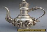 Exquisite workmanship white copper silver plated teapot jug Immortals for Sale