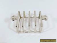 Antique Art Deco Solid Silver Toast Rack (Barker Brothers 1937)
