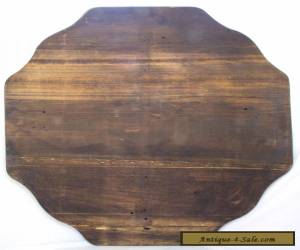 Item ANTIQUE SALVAGED WOOD TABLE TOP - 24" for Sale