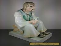 Vintage PECS PORCELAIN Figurine 13" Tall Hungary #6 Hand Painted Zsolnay