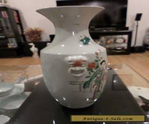 Item Antique Chinese Famille Rose Baluster Form Vase for Sale