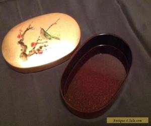 Item New in box, Japanese Amita Box with gold leaf for Sale