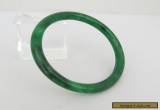 Natural Green Black Jadeite Jade Bangle Bracelet 56MM for Sale