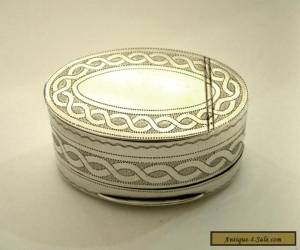 Item ANTIQUE GEORGIAN GEO. III SOLID SILVER NUTMEG GRATER LONDON 1807 for Sale