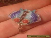 Vintage 1960s Cloisonne Fish Pendant Beautiful-NZ Deceased Estate  