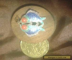 Item Vintage 1960s Cloisonne Fish Pendant Beautiful-NZ Deceased Estate   for Sale