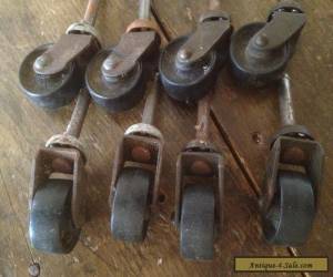 Item  Vintage Lot of 8 Furniture Casters Wheels for Sale