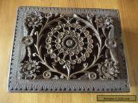  Vintage carved  wooden box