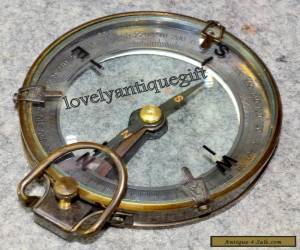 Item 3" Brass Compass Spencer & Compass Antique Vintage Map Reader Magnifying Glass for Sale