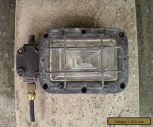 Item Vintage Walsall HEAVY industrial fireproof light and switch. for Sale