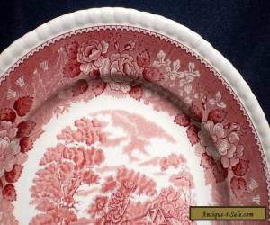 Item BEAUTIFUL VINTAGE Ca 1960/70 ADAMS ENGLISH SCENIC PINK TRANSFERWARE PLATE 25.5cm for Sale