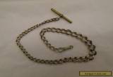 Antique / Vintage Solid Silver Albert Watch Chain - 44g for Sale