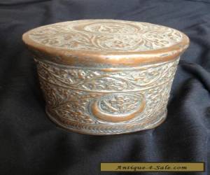 19th Century Lidded Tinned-Copper Islamic Container probably Turkish/Ottoman for Sale