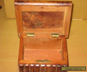 Item Vintage Small Mahogany Hinged   Box. for Sale