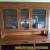 Antique Oak and Glass China Cabinet for Sale