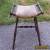 Vintage Antique Victorian Oak Saddle Stool Chair Egyptian Revival Style for Sale