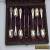 Antique Ainsworth Taylor & Co EPNS 6 Spoons & Sugar Tongs in Original Box C1895 for Sale