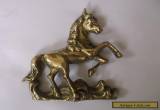  BRASS HORSE FROM THE TOP OF A VERY OLD WALL CLOCK  for Sale