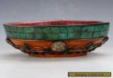 Chinese Hand-carved Turquoise bowl for Sale