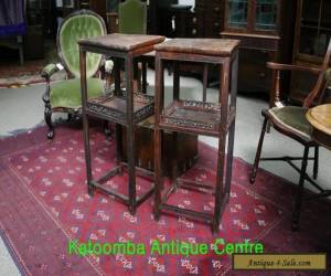 Item Pair of Antique Chinese Side Tables for Sale