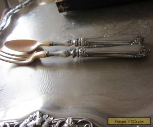 Item Antique  French 19C sterling silver,serving set ,Minerva  for Sale