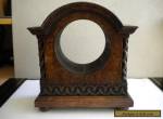 Nice Vintage / Antique Solid Oak Mantel Clock Case. for Sale