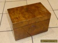 A Victorian Burr Walnut Box c1850