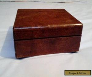 Item A vintage wooden box possibly an old musical box for Sale