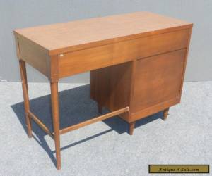 Item Vintage Danish Mid Century Modern Style Writing DESK 4 Drawers Peg Legs  for Sale