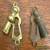 4 Antique or Vintage Solid Brass Keyhole Covers for Sale