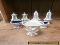 Mixed lot of silver plate cruets