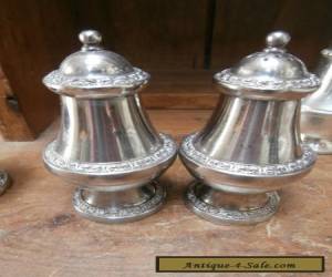 Item Mixed lot of silver plate cruets for Sale